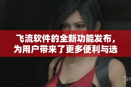 飞流软件的全新功能发布，为用户带来了更多便利与选择