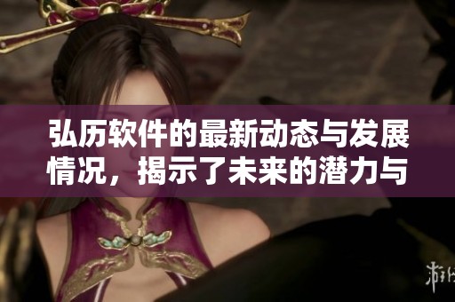 弘历软件的最新动态与发展情况，揭示了未来的潜力与应用价值