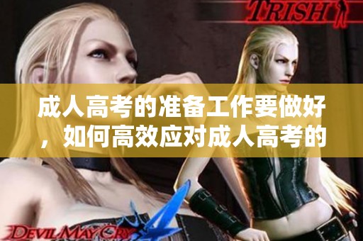 **高考的准备工作要做好，如何高效应对**高考的事项。