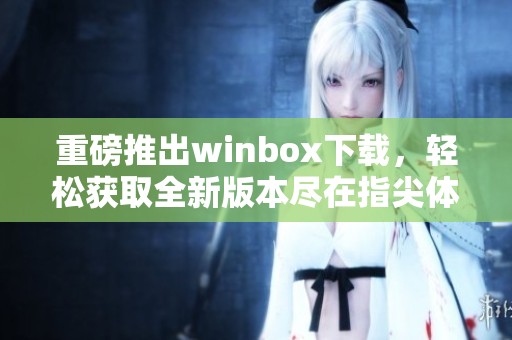 重磅推出winbox下载，轻松获取全新版本尽在指尖体验
