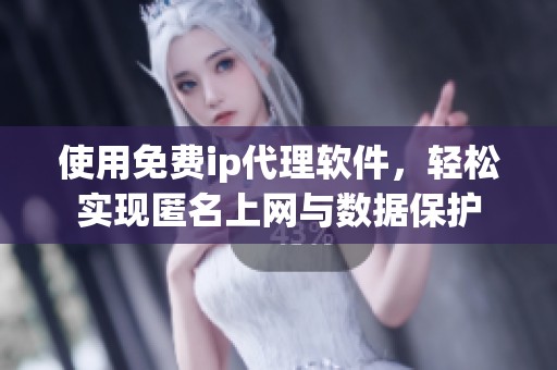使用免费ip代理软件，轻松实现匿名上网与数据保护