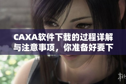 CAXA软件下载的过程详解与注意事项，你准备好要下载了吗