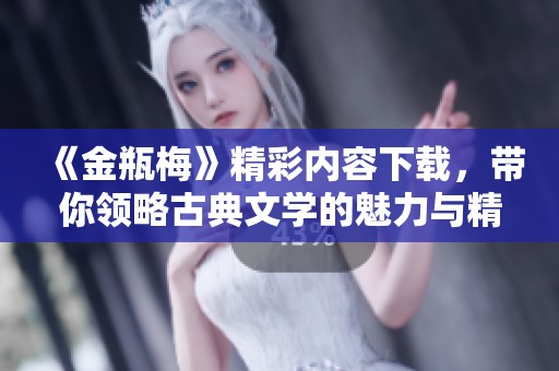 《金瓶梅》精彩内容下载，带你领略古典文学的魅力与精髓