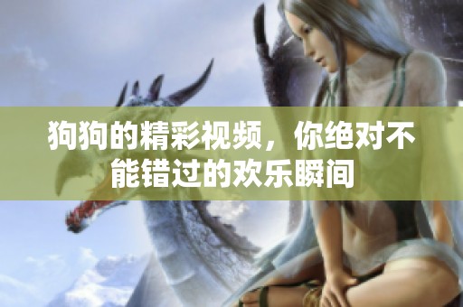 狗狗的精彩视频，你绝对不能错过的欢乐瞬间