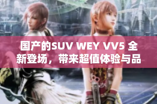 国产的SUV WEY VV5 全新登场，带来超值体验与品质保障