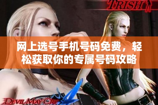 网上选号手机号码免费，轻松获取你的专属号码攻略