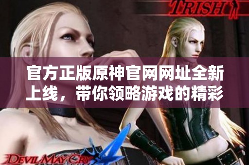 官方正版原神官网网址全新上线，带你领略游戏的精彩世界！