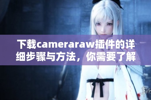 下载cameraraw插件的详细步骤与方法，你需要了解的全部信息在这里