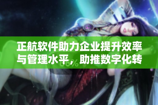 正航软件助力企业提升效率与管理水平，助推数字化转型之路