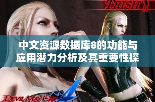 中文资源数据库8的功能与应用潜力分析及其重要性探讨