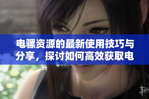 电骡资源的最新使用技巧与分享，探讨如何高效获取电骡资源的方法