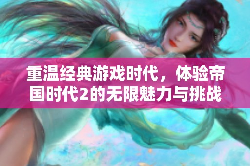 重温经典游戏时代，体验帝国时代2的无限魅力与挑战