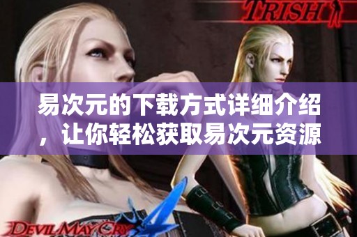 易次元的下载方式详细介绍，让你轻松获取易次元资源