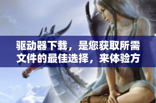 驱动器下载，是您获取所需文件的最佳选择，来体验方便快捷的下载服务吧