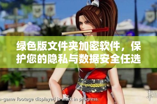 绿色版文件夹加密软件，保护您的隐私与数据安全任选好工具