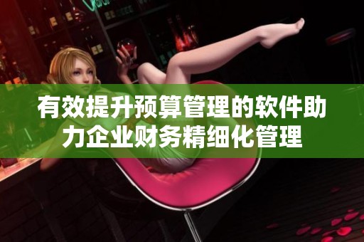 有效提升预算管理的软件助力企业财务精细化管理