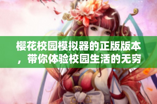 樱花校园模拟器的正版版本，带你体验校园生活的无穷乐趣！