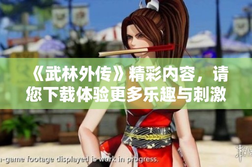 《武林外传》精彩内容，请您下载体验更多乐趣与刺激！