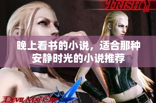 晚上看书的小说，适合那种安静时光的小说推荐