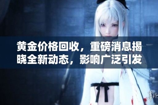黄金价格回收，重磅消息揭晓全新动态，影响广泛引发关注与讨论