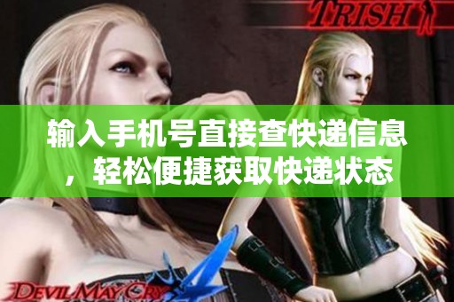 输入手机号直接查快递信息，轻松便捷获取快递状态