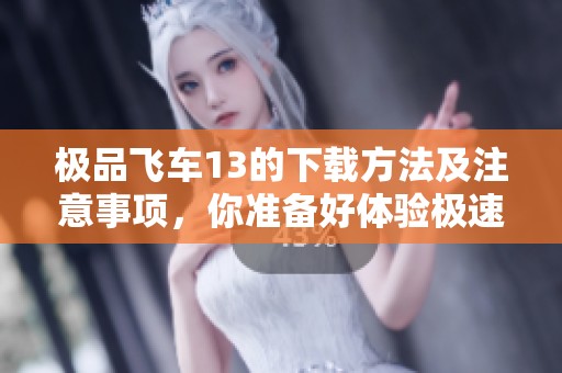 极品飞车13的下载方法及注意事项，你准备好体验极速狂飙了吗