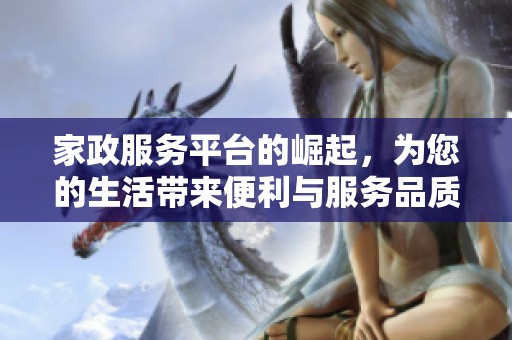 家政服务平台的崛起，为您的生活带来便利与服务品质提升