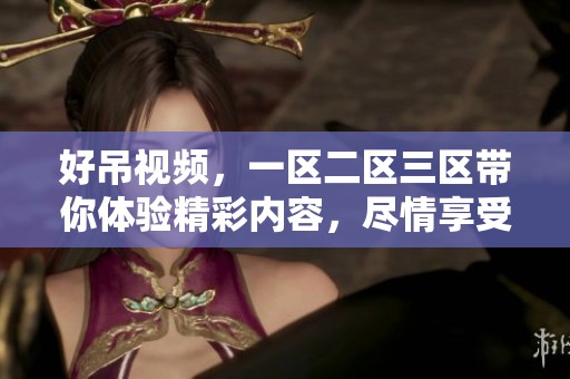 好吊视频，一区二区三区带你体验精彩内容，尽情享受欢乐时光！