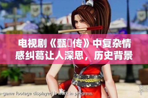 电视剧《甄嬛传》中复杂情感纠葛让人深思，历史背景下的权力游戏令人震撼