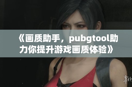 《画质助手，pubgtool助力你提升游戏画质体验》