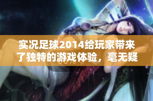 实况足球2014给玩家带来了独特的游戏体验，毫无疑问是足球游戏中的经典之作
