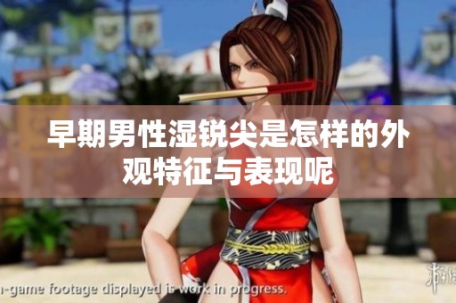 早期男性湿锐尖是怎样的外观特征与表现呢