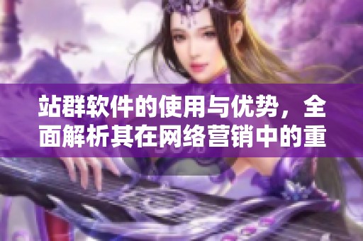 站群软件的使用与优势，全面解析其在网络营销中的重要性