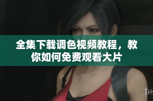 全集下载调色视频教程，教你如何免费观看大片