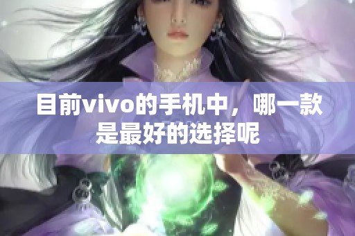 目前vivo的手机中，哪一款是最好的选择呢