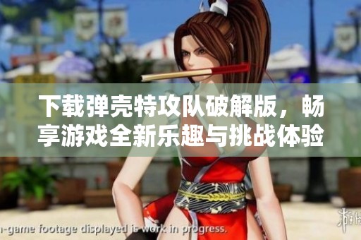下载弹壳特攻队破解版，畅享游戏全新乐趣与挑战体验