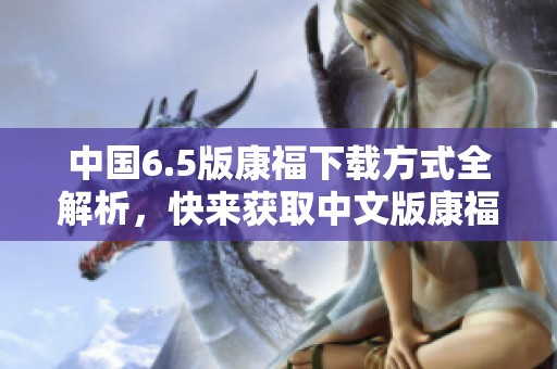 中国6.5版康福下载方式全解析，快来获取中文版康福软件吧！