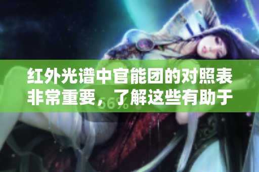 红外光谱中官能团的对照表非常重要，了解这些有助于深入研究。