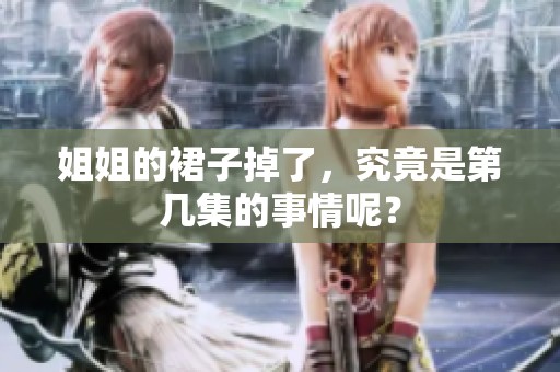 姐姐的裙子掉了，究竟是第几集的事情呢？