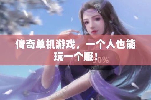 传奇单机游戏，一个人也能玩一个服！