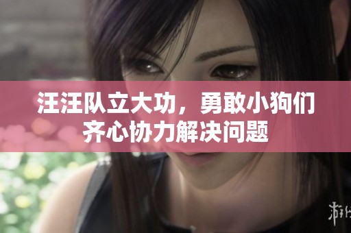 汪汪队立大功，勇敢小狗们齐心协力解决问题