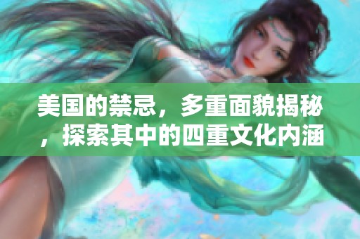 美国的禁忌，多重面貌揭秘，探索其中的四重文化内涵