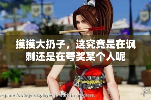 摸摸大扔子，这究竟是在讽刺还是在夸奖某个人呢