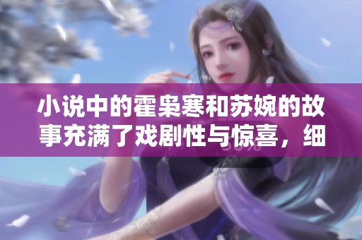 小说中的霍枭寒和苏婉的故事充满了戏剧性与惊喜，细腻情感展现了深刻的人生。