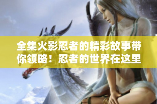 全集火影忍者的精彩故事带你领略！忍者的世界在这里尽情展现！