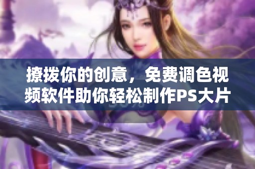 撩拨你的创意，免费调色视频软件助你轻松制作PS大片