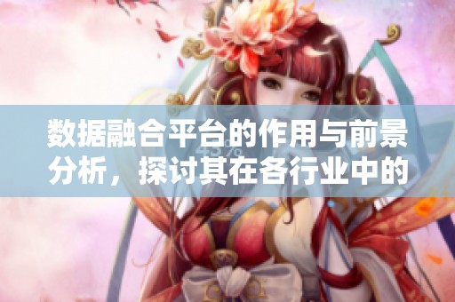 数据融合平台的作用与前景分析，探讨其在各行业中的应用潜力与挑战