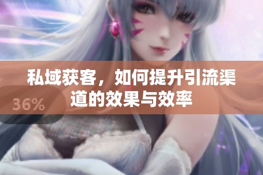 私域获客，如何提升引流渠道的效果与效率