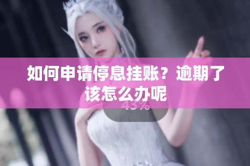 如何申请停息挂账？逾期了该怎么办呢
