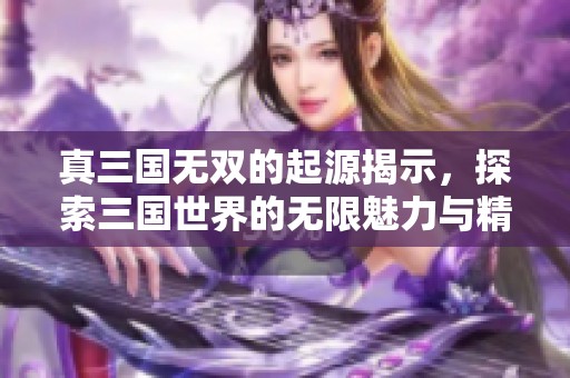 真三国无双的起源揭示，探索三国世界的无限魅力与精彩对战